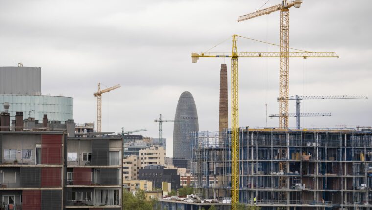 Construcció d'una promoció d'habitatge a Sant Martí