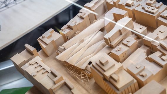 Una de les maquetes que formen part de la mostra