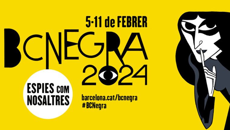 Cartell del festival literari BCNegra 2024