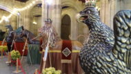 L'Àliga, el Lleó i la Mulassa a l'exposició del Seguici Popular per la Mercè 2020