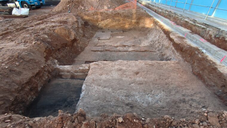 Troballa a l'excavació arqueològica del mercat de l'Abaceria.