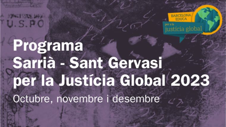 Programa Sarrià - Sant Gervasi per la Justícia Global 2023