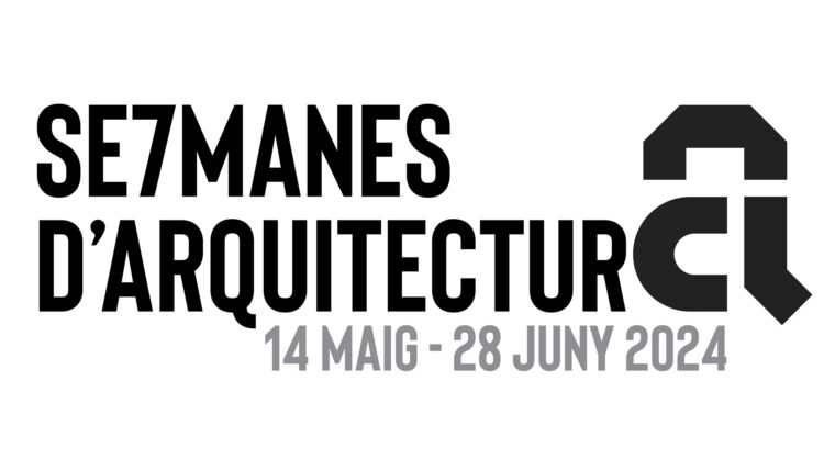 Logotip de les Setmanes d'Arquitectura 2024.