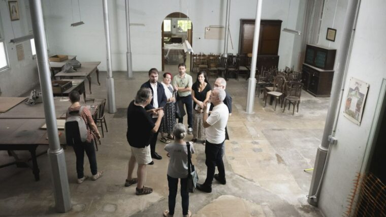 Visita de Jaume Collboni al Taller de Masriera