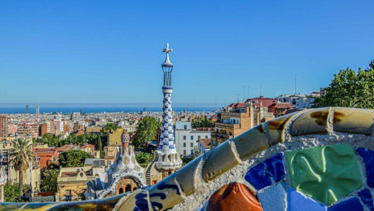 Vista de Barcelona des del Park Güell