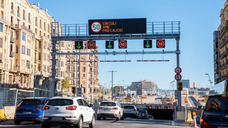 Gran Via, entre Los Castillejos i Padilla